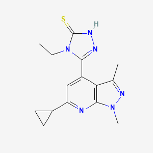 Cyclopropyl Dimethyl H Pyrazolo B Pyridin Yl Ethyl