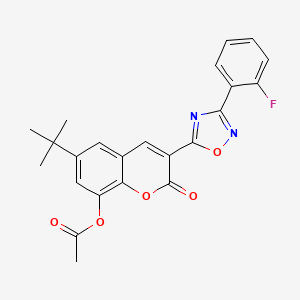 Tert Butyl Fluorophenyl Oxadiazol Yl Oxo H