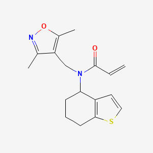 N 3 5 Dimethyl 1 2 Oxazol 4 Yl Methyl N 4 5 6 7 Tetrahydro 1