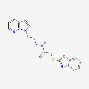 N 3 1H Pyrrolo 2 3 B Pyridin 1 Yl Propyl 2 Benzo D Oxazol 2 Ylthio