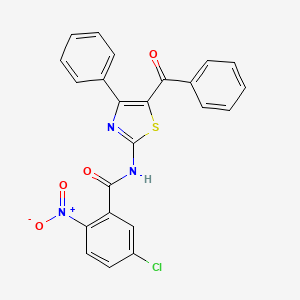 N 5 Benzoyl 4 Phenyl 1 3 Thiazol 2 Yl 5 Chloro 2 Nitrobenzamide