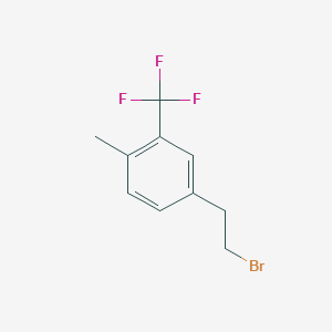 4 2 Bromoethyl 1 Methyl 2 Trifluoromethyl Benzene S3015972 Smolecule