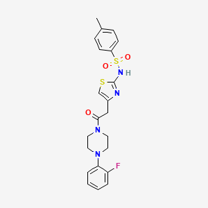 N 4 2 4 2 Fluorophenyl Piperazin 1 Yl 2 Oxoethyl Thiazol 2 Yl 4