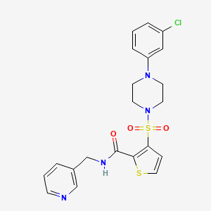 3 4 3 Chlorophenyl Piperazin 1 Yl Sulfonyl N Pyridin 3 Ylmethyl