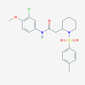 N Chloro Methoxyphenyl Tosylpiperidin Yl Acetamide