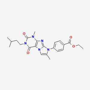 Ethyl 4 3 Isopentyl 1 7 Dimethyl 2 4 Dioxo 3 4 Dihydro 1H Imidazo 2 1