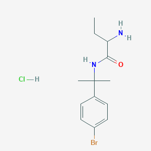 2 Amino N 2 4 Bromophenyl Propan 2 Yl Butanamide Hydrochloride