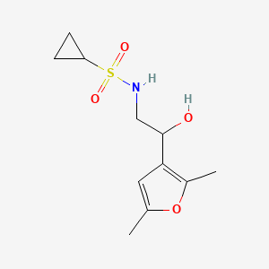 N 2 2 5 Dimethylfuran 3 Yl 2 Hydroxyethyl Cyclopropanesulfonamide