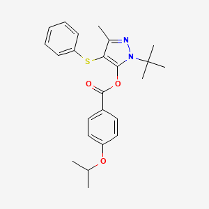 Tert Butyl Methyl Phenylthio H Pyrazol Yl