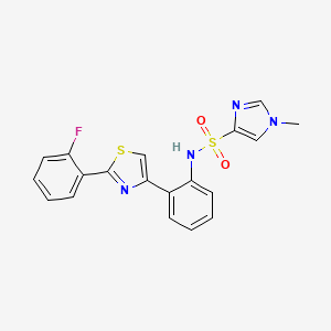 N Fluorophenyl Thiazol Yl Phenyl Methyl H Imidazole