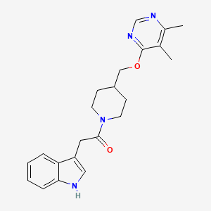 1 4 5 6 Dimethylpyrimidin 4 Yl Oxy Methyl Piperidin 1 Yl 2 1H