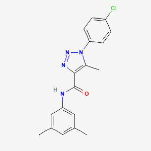 1 4 Chlorophenyl N 3 5 Dimethylphenyl 5 Methyl 1H 1 2 3 Triazole 4