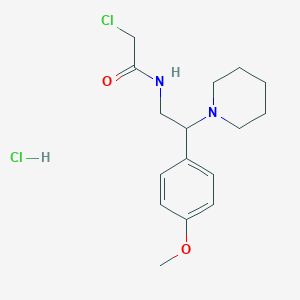 2 Chloro N 2 4 Methoxyphenyl 2 Piperidin 1 Yl Ethyl Acetamide