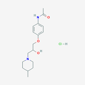 N 4 2 Hydroxy 3 4 Methylpiperidin 1 Yl Propoxy Phenyl Acetamide