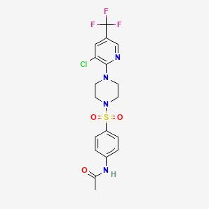 N 4 4 3 Chloro 5 Trifluoromethyl 2 Pyridyl Piperazinyl Sulfonyl