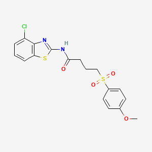 N 4 Chlorobenzo D Thiazol 2 Yl 4 4 Methoxyphenyl Sulfonyl