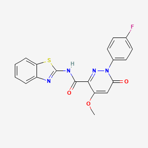 N Benzo D Thiazol 2 Yl 1 4 Fluorophenyl 4 Methoxy 6 Oxo 1 6