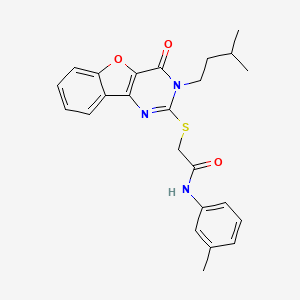 2 3 3 Methylbutyl 4 Oxo 3 4 Dihydro 1 Benzofuro 3 2 D Pyrimidin 2