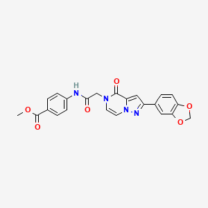 Methyl 4 2 1 3 Benzodioxol 5 Yl 4 Oxopyrazolo 1 5 A Pyrazin 5 4H