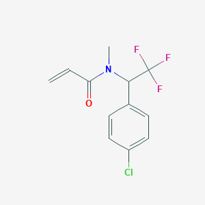 N 1 4 Chlorophenyl 2 2 2 Trifluoroethyl N Methylprop 2 Enamide