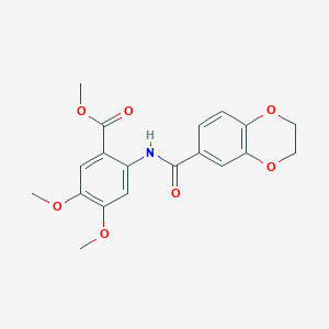 Methyl 2 2 3 Dihydro 1 4 Benzodioxin 6 Ylcarbonyl Amino 4 5