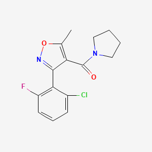 Chloro Fluorophenyl Methyl Isoxazolyl Pyrrolidinyl