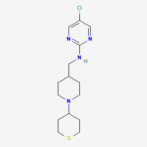 5 Chloro N 1 Thian 4 Yl Piperidin 4 Yl Methyl Pyrimidin 2 Amine