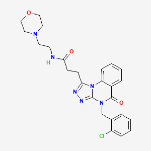 Chlorobenzyl Oxo Dihydro Triazolo A Quinazolin