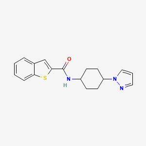 N 4 1H Pyrazol 1 Yl Cyclohexyl 1 Benzothiophene 2 Carboxamide