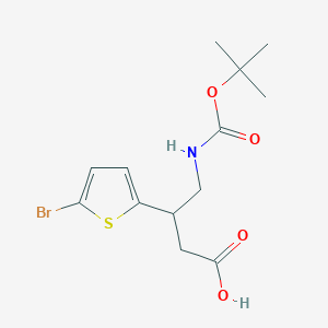 3 5 Bromothiophen 2 Yl 4 Tert Butoxy Carbonyl Amino Butanoic Acid