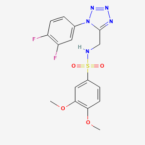 N Difluorophenyl H Tetrazol Yl Methyl