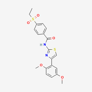 N 4 2 5 Dimethoxyphenyl Thiazol 2 Yl 4 Ethylsulfonyl Benzamide