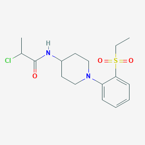 Chloro N Ethylsulfonylphenyl Piperidin Yl Propanamide