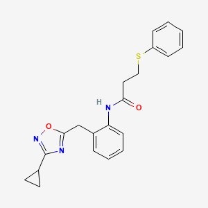 N Cyclopropyl Oxadiazol Yl Methyl Phenyl Phenylthio