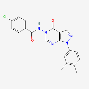 Chloro N Dimethylphenyl Oxo H Pyrazolo D Pyrimidin