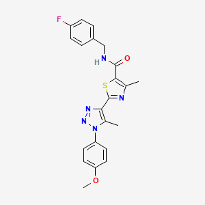 N Fluorobenzyl Methoxyphenyl Methyl H Triazol