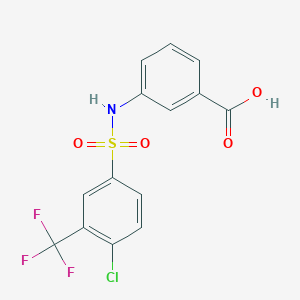 3 4 Chloro 3 Trifluoromethyl Phenyl Sulfonamido Benzoic Acid