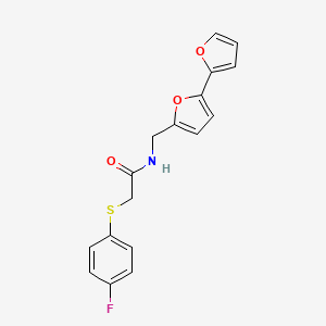 N Bifuran Yl Methyl Fluorophenyl Sulfanyl Acetamide