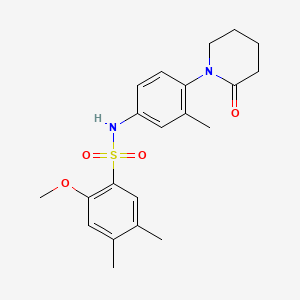 2 Methoxy 4 5 Dimethyl N 3 Methyl 4 2 Oxopiperidin 1 Yl Phenyl