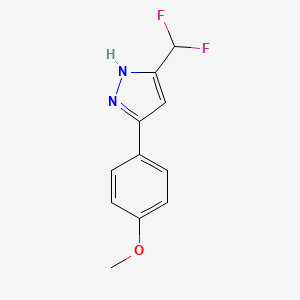 3 Difluoromethyl 5 4 Methoxyphenyl Pyrazole S3278239 Smolecule