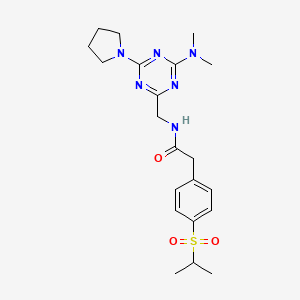 N 4 Dimethylamino 6 Pyrrolidin 1 Yl 1 3 5 Triazin 2 Yl Methyl 2