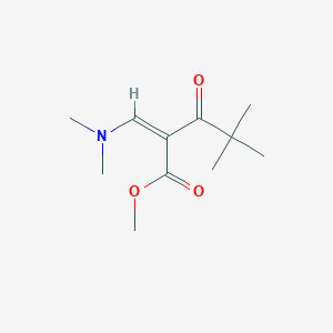 Methyl 2 Dimethylamino Methylene 4 4 Dimethyl 3 Oxopentanoate