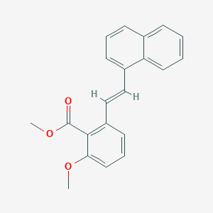 2 Methoxy 6 2 Naphthalen 1 Yl Vinyl Benzoic Acid Methyl Ester