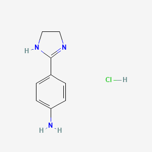 4 4 5 Dihydro 1H Imidazol 2 Yl Aniline Hydrochloride S6631382