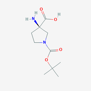 R Amino Tert Butoxy Carbonyl Pyrrolidine Carboxylic Acid