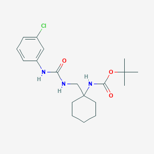 Tert Butyl N 1 3 Chlorophenyl Carbamoyl Amino Methyl Cyclohexyl