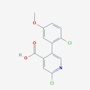 2 Chloro 5 2 Chloro 5 Methoxyphenyl Isonicotinic Acid 95 S6679431