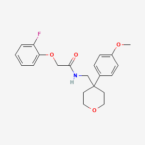 Fluorophenoxy N Methoxyphenyl Oxan Yl Methyl Acetamide