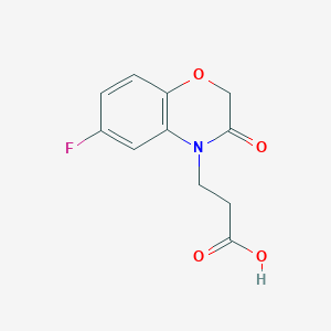 Fluoro Dihydro Oxobenzo B Oxazin Yl Propanoic Acid