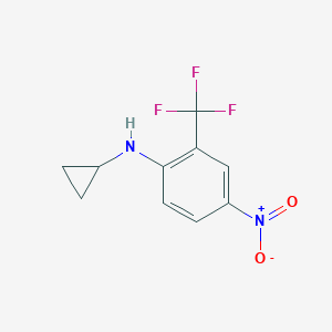 N Cyclopropyl 4 Nitro 2 Trifluoromethyl Aniline S869625 Smolecule